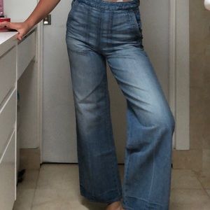 70s inspired James Perse flare jeans